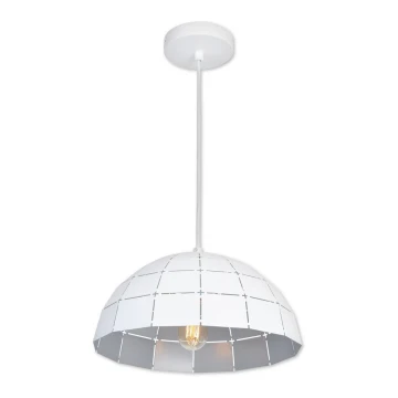 Top Light Apolo 40B - Lustră pe cablu 1xE27/40W/230V alb/argintiu