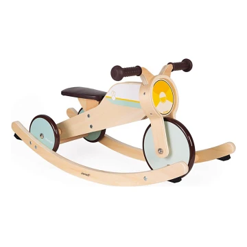 Tricicletă din lemn 2 în 1 pentru copii Janod