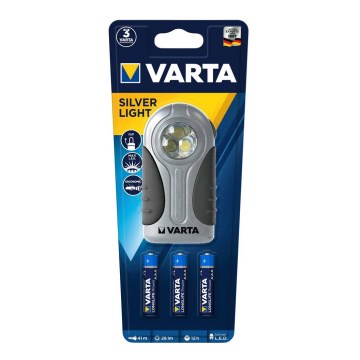 Varta 16647101421 - Lanternă de mână cu LED SILVER LIGHT LED/3xAAA