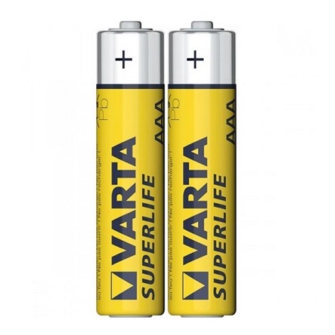 Varta 2003 - 2 buc Baterie zinc carbon SUPERLIFE AAA 1,5V