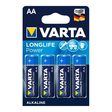 Varta 4906 - 4 buc baterii alcaline LONGLIFE AA 1,5V