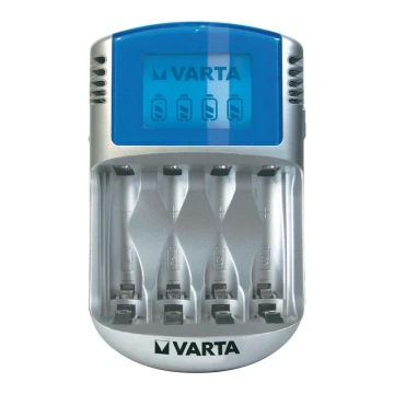 Varta 57070 - Încărcător baterii LCD 4xAA/AAA 100-240V/12V/5V