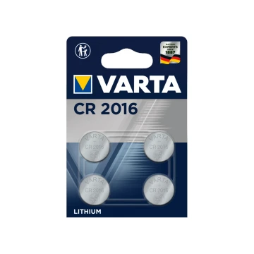 Varta 6016101404 - 4 buc Baterie cu buton litiu ELECTRONICS CR2016 3V