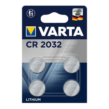 Varta 6032101404 - 4 buc Baterie cu buton litiu ELECTRONICS CR2032 3V