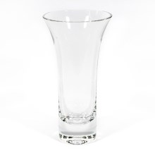 Vază de sticlă 17,5 cm transparentă