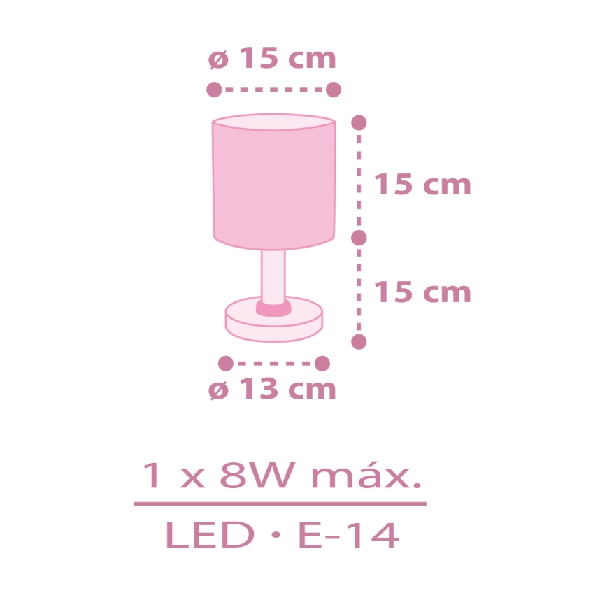 Veioză pentru copii Dalber 42491 FAIRY DREAMS 1xE14/8W/230V