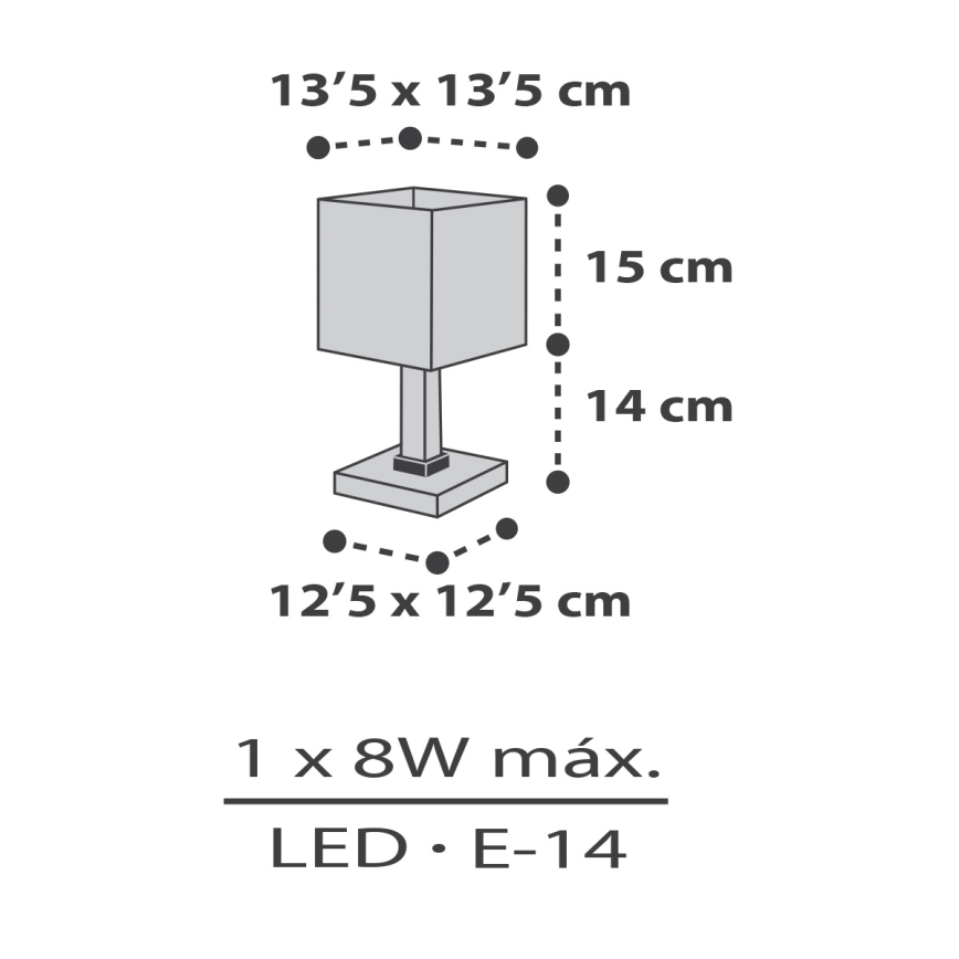 Veioză pentru copii Dalber 63371 LITTLE PIXEL 1xE14/8W/230V