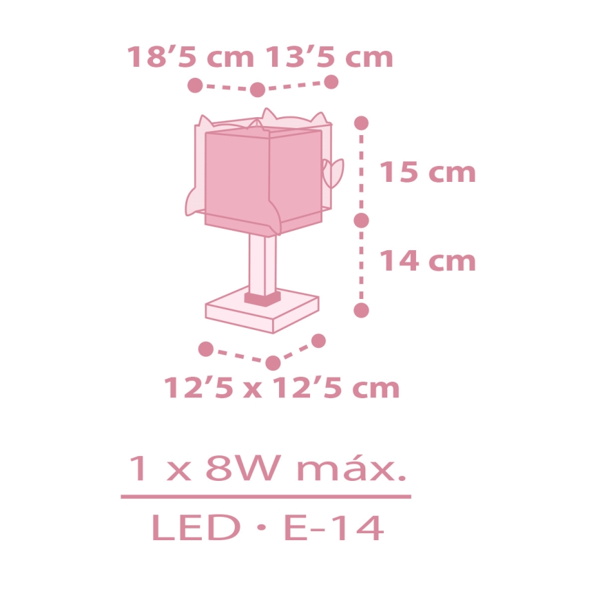 Veioză pentru copii Dalber 64481 LITTLE FRIENDS 1xE14/8W/230V