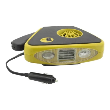 Ventilator cu încălzire și lumină LED 3 în 1 158W/12V