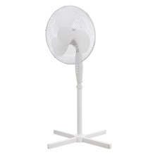 Ventilator cu picior 40 cm, 3 viteze, alb 50W