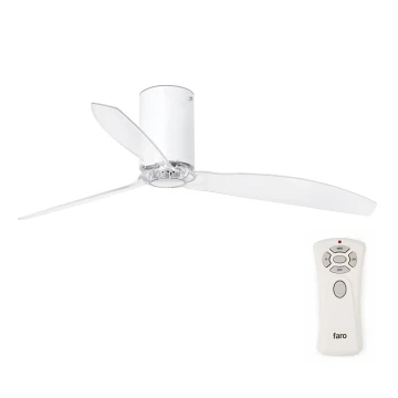 Ventilator de tavan FARO 32039 MINI TUBE VENTIL transparent + telecomandă