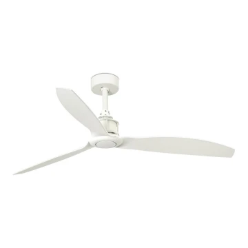 Ventilator de tavan FARO 32101WP JUST FAN alb d. 128 cm + telecomandă