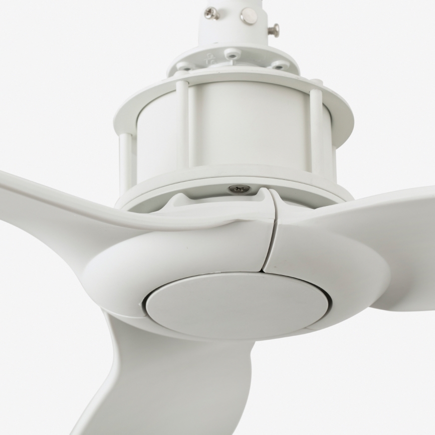 Ventilator de tavan FARO 32101WP JUST FAN alb d. 128 cm + telecomandă
