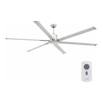 Ventilator de tavan FARO 33465A ANDROS XL crom mat + telecomandă