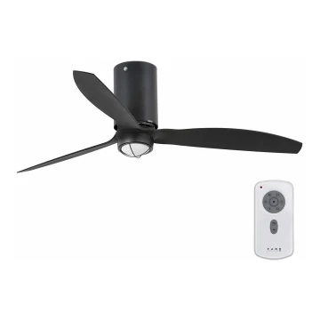 Ventilator LED de tavan FARO 32043WP-10 MINI TUBE FAN LED/16W/230V Wi-Fi negru + telecomandă