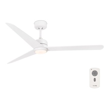 Ventilator LED de tavan FARO 33722 NU LED/18W/230V alb d. 132 cm + telecomandă