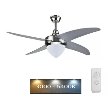 Ventilator LED de tavan LED/15W/230V 3000K/4000K/6400K + telecomandă