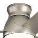 Ventilator LED dimabil de tavan ERIS LED/10W/230V crom IP44 Kichler + telecomandă