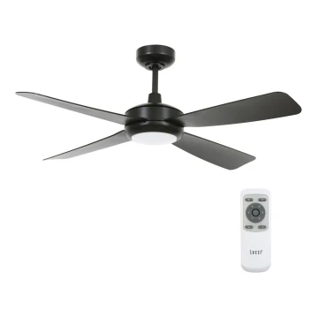 Ventilator LED dimabil de tavan Lucci air 213303 SLIPSTREAM 1xGX53/12W/230V negru + telecomandă