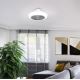 Ventilator LED dimabil de tavan LED/25,5W/230V alb/gri Eglo + telecomandă