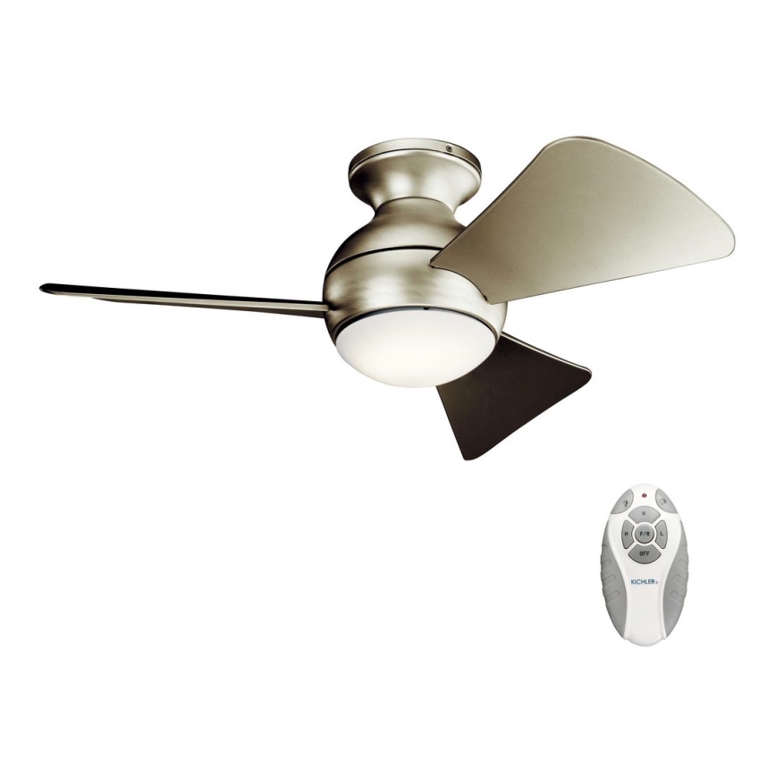 Ventilator LED dimabil de tavan SOLA 10W/230V IP23 Kichler + telecomandă